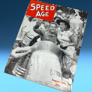 Vintage August 1950 Speed Age Car Racing Magazine America's First Motor Sports